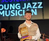Image of: Inverkip Drummer Triumphs with BBC Radio Scotland Jazz Award