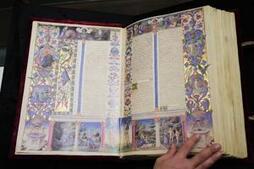 Image of: 15th-Century Bible: The Mona Lisa of Illuminated Manuscripts on Display