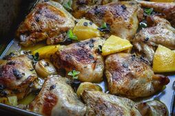Image of: Mary Berry's Flavorful Chicken Traybake Recipe for Cozy Nights