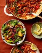Image of: Sami Tamimi’s Hearty Prawn and Tomato Stew with Fregola