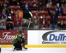 Image of: Fighting Saints Triumph on Salute to Service Night