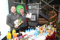 Image of: Greenock Gym Supports Local Charities with Festive Donation Drive