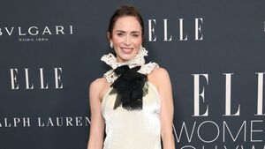 Image of: Emily Blunt Captivates in Elegant Ralph Lauren Gown