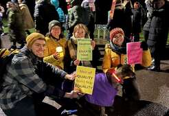 Image of: March Unites Moray Against Gender-Based Violence