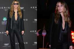 Image of: Miley Cyrus Makes a Bold Statement in a Power Suit at Palm Springs 2026