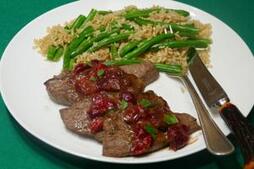 Image of: Savor Winter: Beef Tenderloin with Cranberry Mustard Sauce