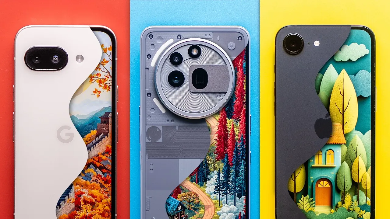 Image of: Pixel 9a vs Nothing Phone 3a Pro vs iPhone 16e: The Ultimate Mid-Range Showdown