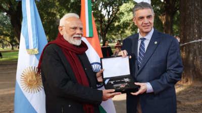 Image of: PM Modi Receives Key to Buenos Aires During Argentina Visit